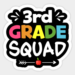 3rd Grade Squad Sticker